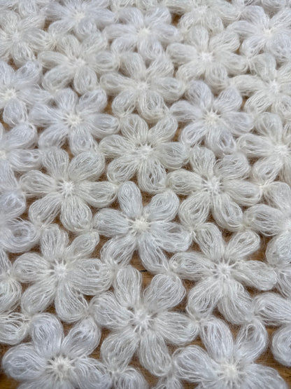 Bloom Mohair Scarf - Crochet Pattern