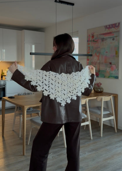 Bloom Mohair Scarf - Crochet Pattern