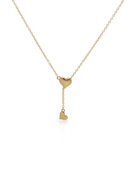 CONNECTED HEARTS necklace gold-plated