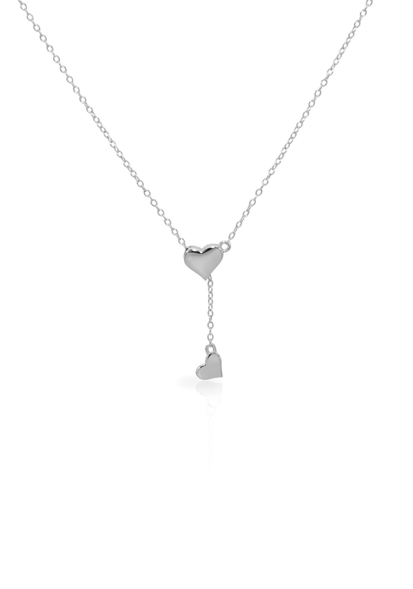 CONNECTED HEARTS necklace silver