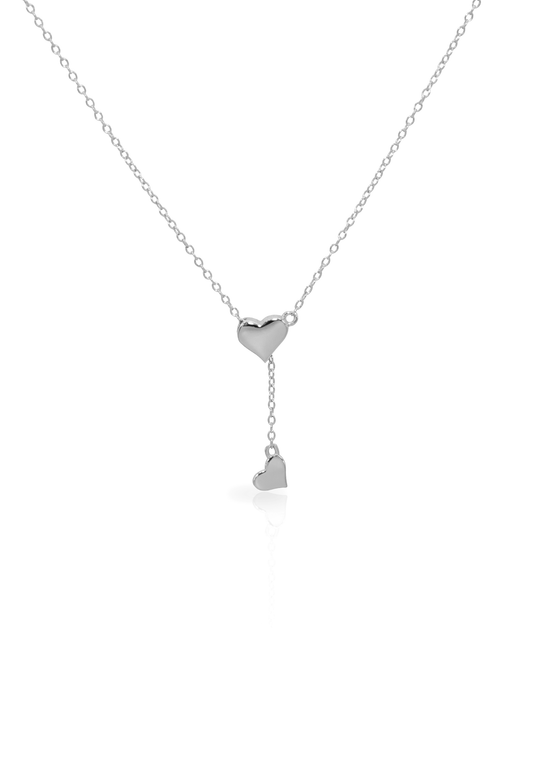 CONNECTED HEARTS necklace silver