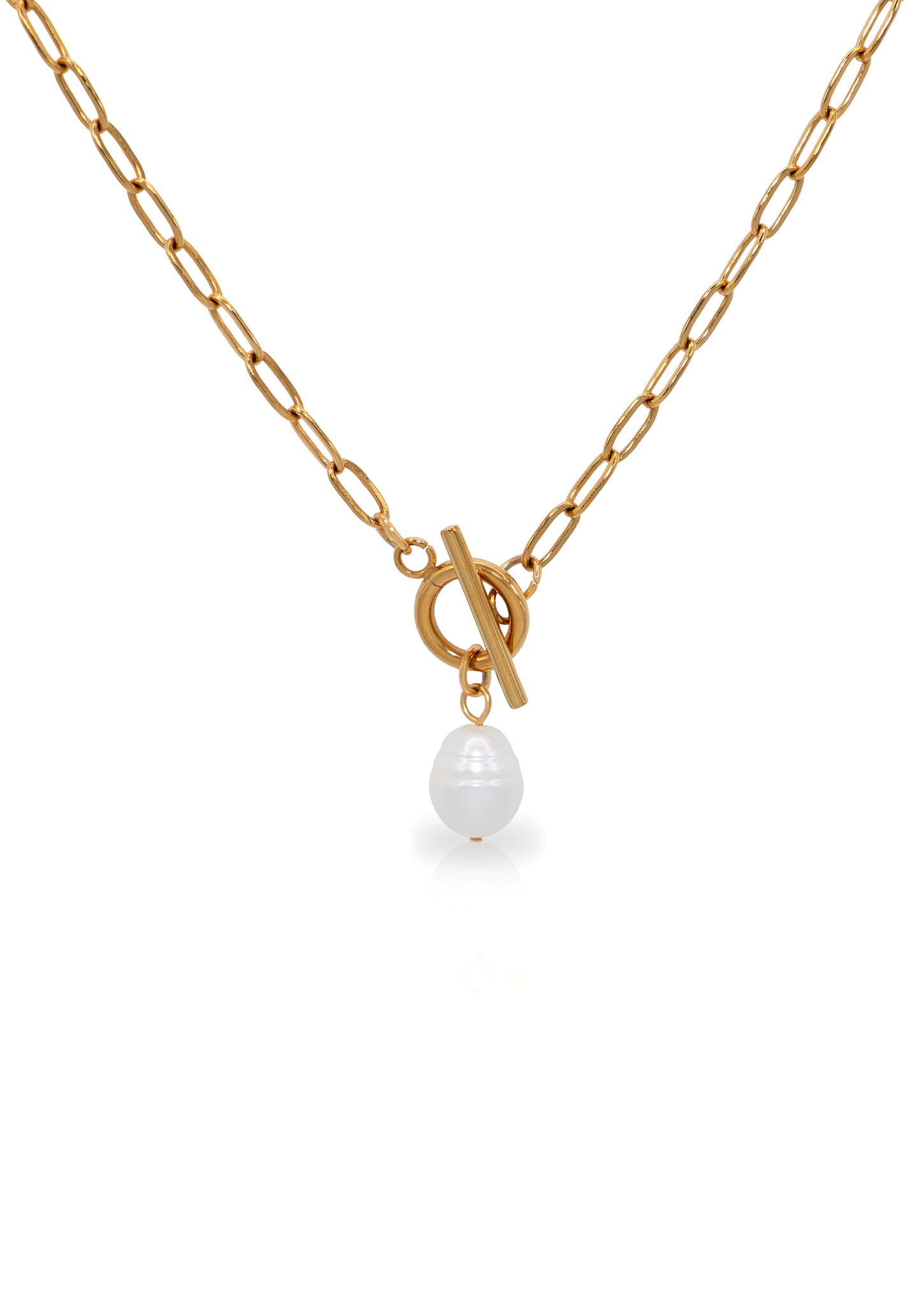 PEARL Gold-plated necklace