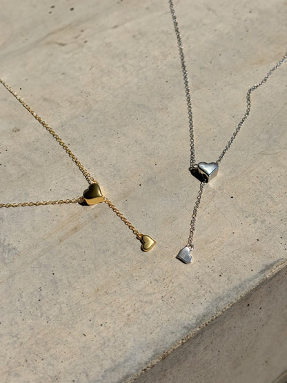 CONNECTED HEARTS necklace gold-plated