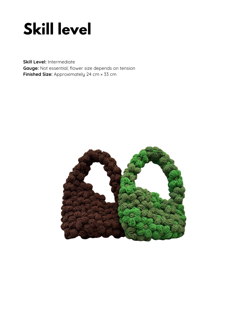 Bloom Bag - Premium Crochet Pattern