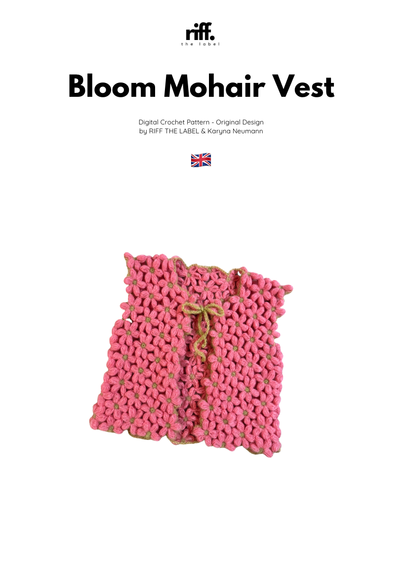 Bloom Mohair Vest - Crochet Pattern (EN)