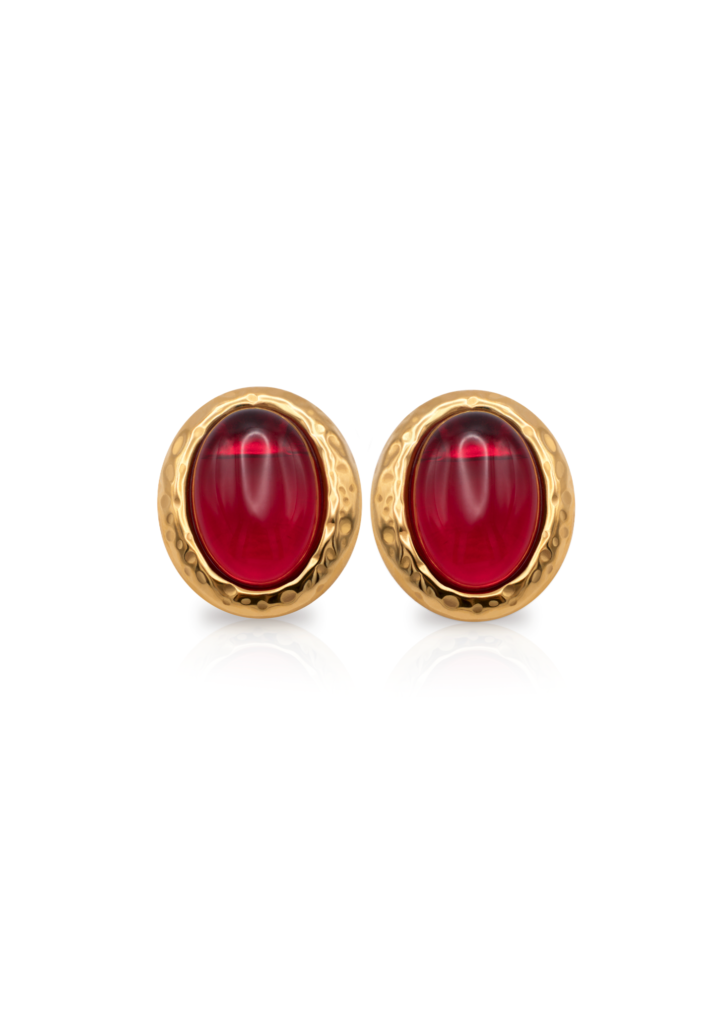 AGATE RED earrings